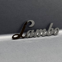 1PC Lamborghini Style Emblem – 3D Lambo Shield Badge Logo for Hood or Trunk