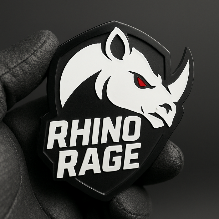 RHINO Emblem – 1PC 3D Acrylic Multicolor Fender & Rear Tailgate Badge