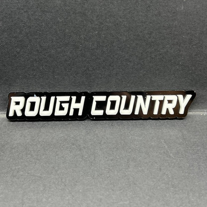 ROUGH COUNTRY 3D Emblem – Multicolor Acrylic Badge for Car, Truck & SUV  1pcs