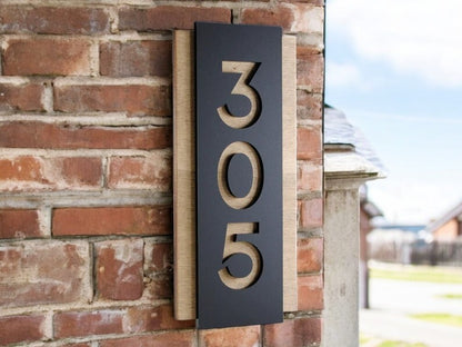 Sign for Hotel Signage made of wood & acrylic Room Number Sign Apartment Door