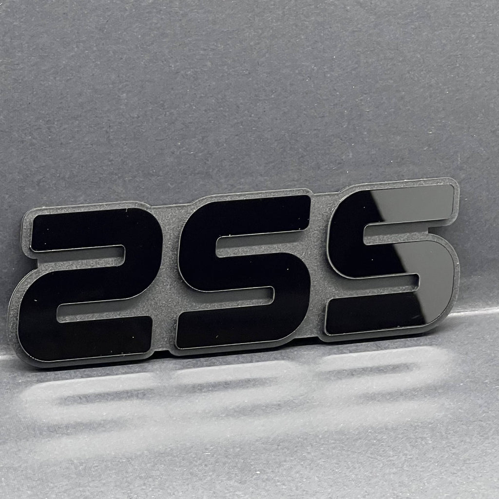 2SS Multicolor 3D Car Emblem – Durable Acrylic Fender & Trunk Decal 1pc