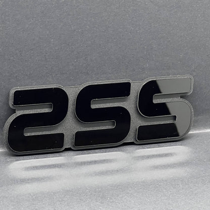 2SS Multicolor 3D Car Emblem – Durable Acrylic Fender & Trunk Decal 1pc