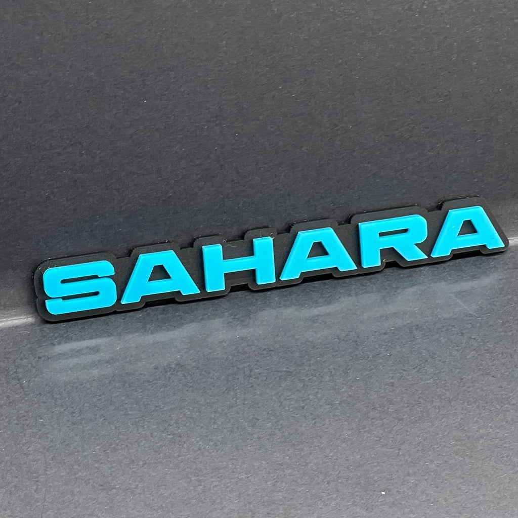 1PC SAHARA 3D multicolor emblem for Jeep Wrangler Sahara Multicolor