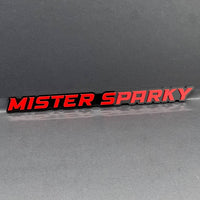 1PC MISTER SPARKY 3D Emblem – Custom Acrylic Car Fender Trunk Tailgate Sticker