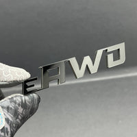 1pc e_AWD Rear Bumper Badge Emblem Logo