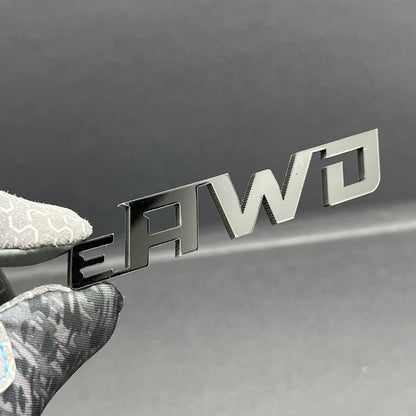 1pc e_AWD Rear Bumper Badge Emblem Logo