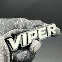 1PC VIPER Emblem – Acrylic Tailgate or Fender Badge for Car, SUV, Truck