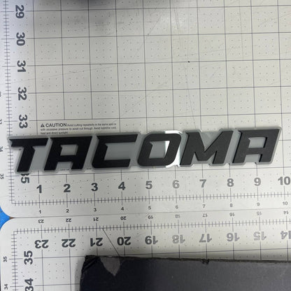 1PC Tacoma Emblem – 3D Custom Acrylic Car Tailgate Fender Badge Decal