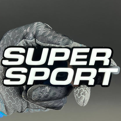 1PC SUPER SPORT 3D Badge – Acrylic Fender Tailgate Car Truck Sticker Decal
