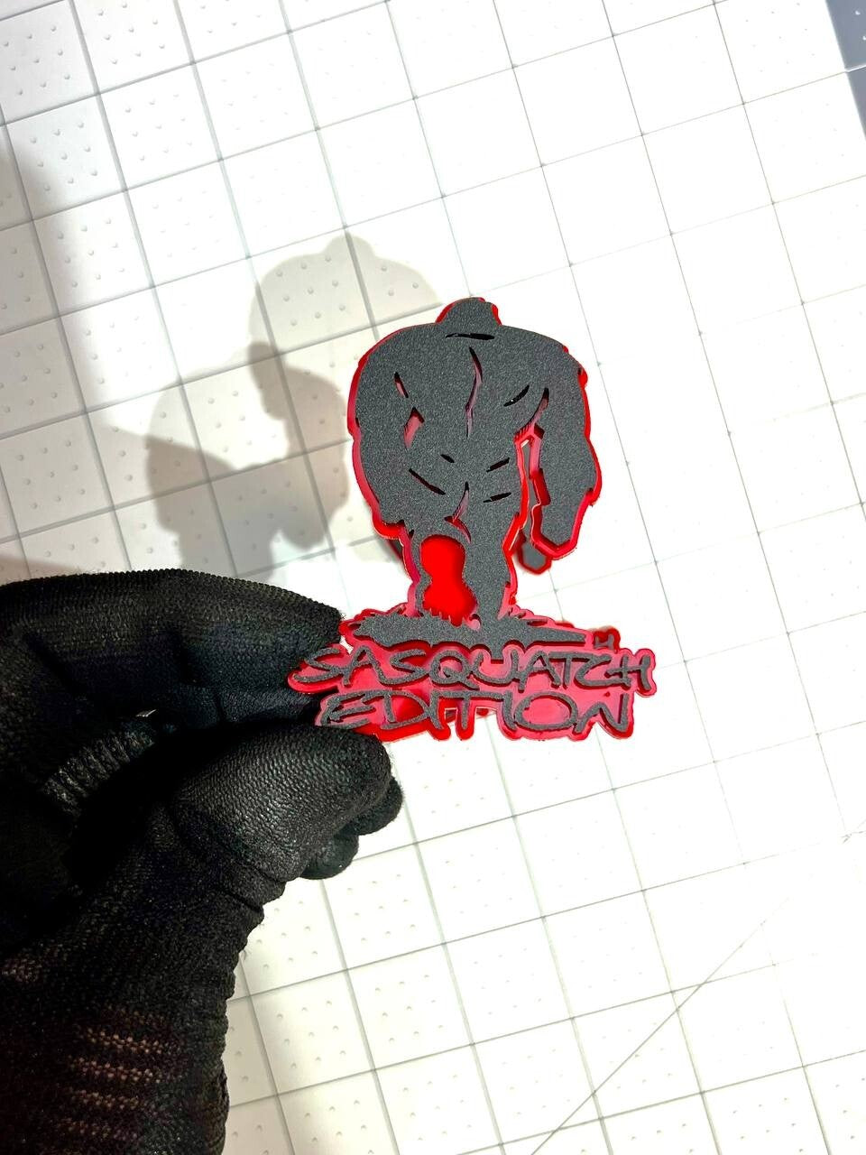 SASQUATCH EDITION EMBLEM BADGE QTY 1 3D ACRYLIC STICKER DECAL TRUCK SUV OFF ROAD