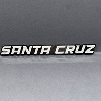 1PC SANTA CRUZ Emblem – Custom 3D Acrylic Fender & Tailgate Car Badge