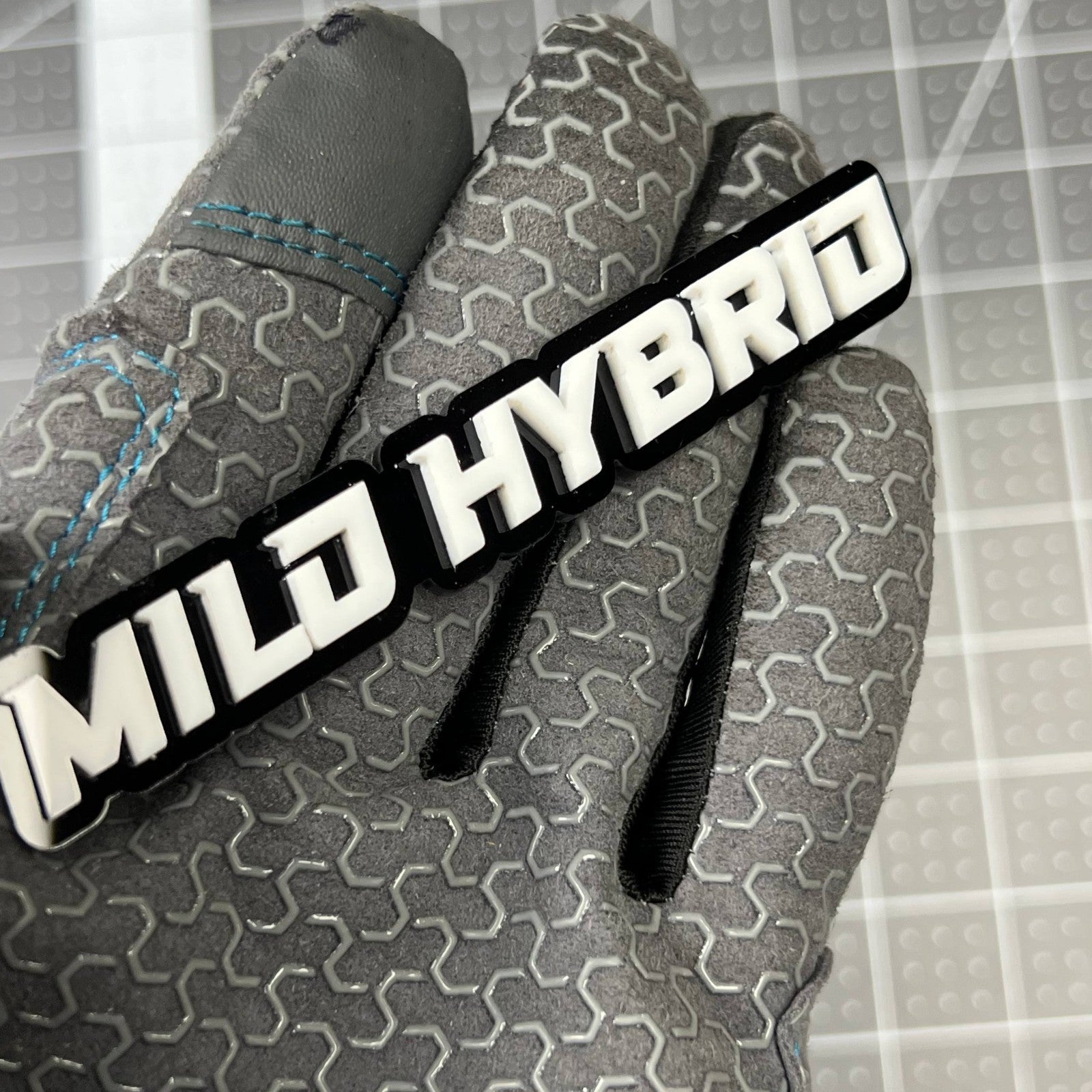 1PC MILD HYBRID Emblem Badge – 3D Acrylic Sticker Decal Car Truck SUV