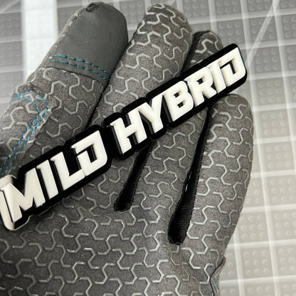 1PC MILD HYBRID Emblem Badge – 3D Acrylic Sticker Decal Car Truck SUV