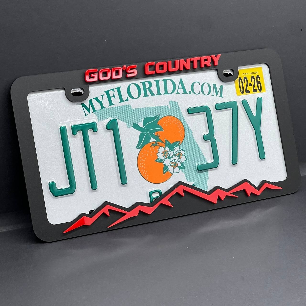 God's Country License Plate Frame Cover – Car Tag Frame for Truck SUV Car
