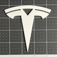 2PCS Tesla Emblems – Custom 3D Multicolor Acrylic Fender & Trunk Badges