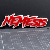 1PC NEMESIS Emblem – 3D Acrylic Multicolor Fender or Tailgate Car Badge Decal
