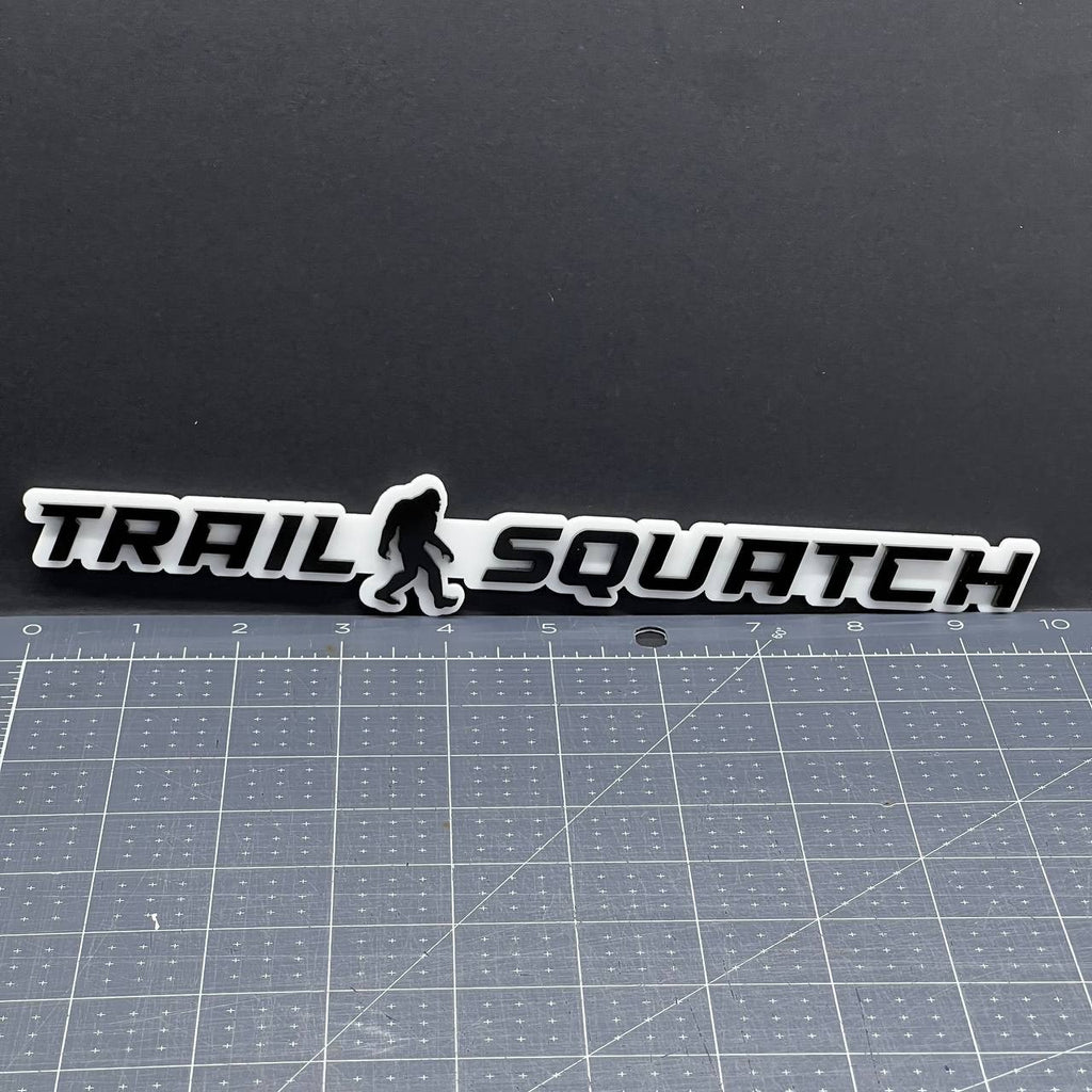 1PC Sasquatch Trail Emblem Durable Multicolor Acrylic Car Truck Fender Tailgate