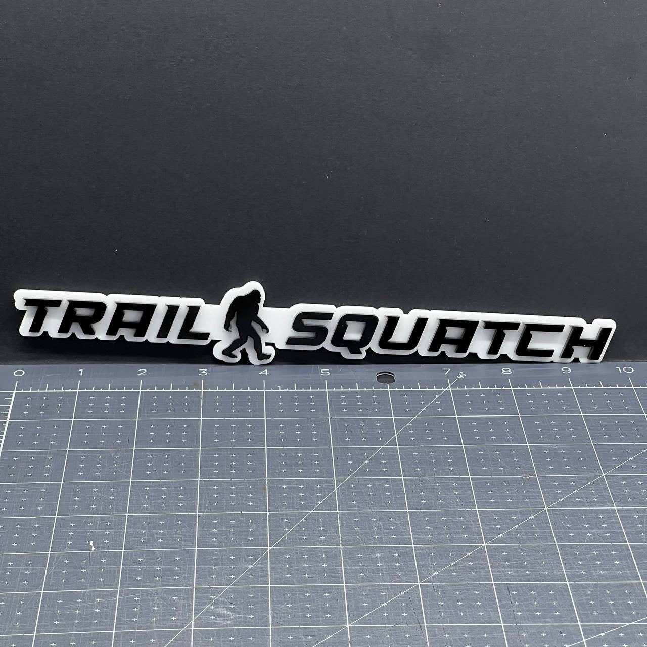 1PC Sasquatch Trail Emblem Durable Multicolor Acrylic Car Truck Fender Tailgate