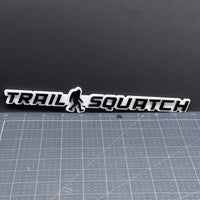 1PC Sasquatch Trail Emblem Durable Multicolor Acrylic Car Truck Fender Tailgate
