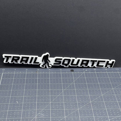 1PC Sasquatch Trail Emblem Durable Multicolor Acrylic Car Truck Fender Tailgate