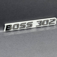 BOSS 302 Multicolor Emblems –  BOSS 302 Fender Badges (Set of 2) for 302 Emblem