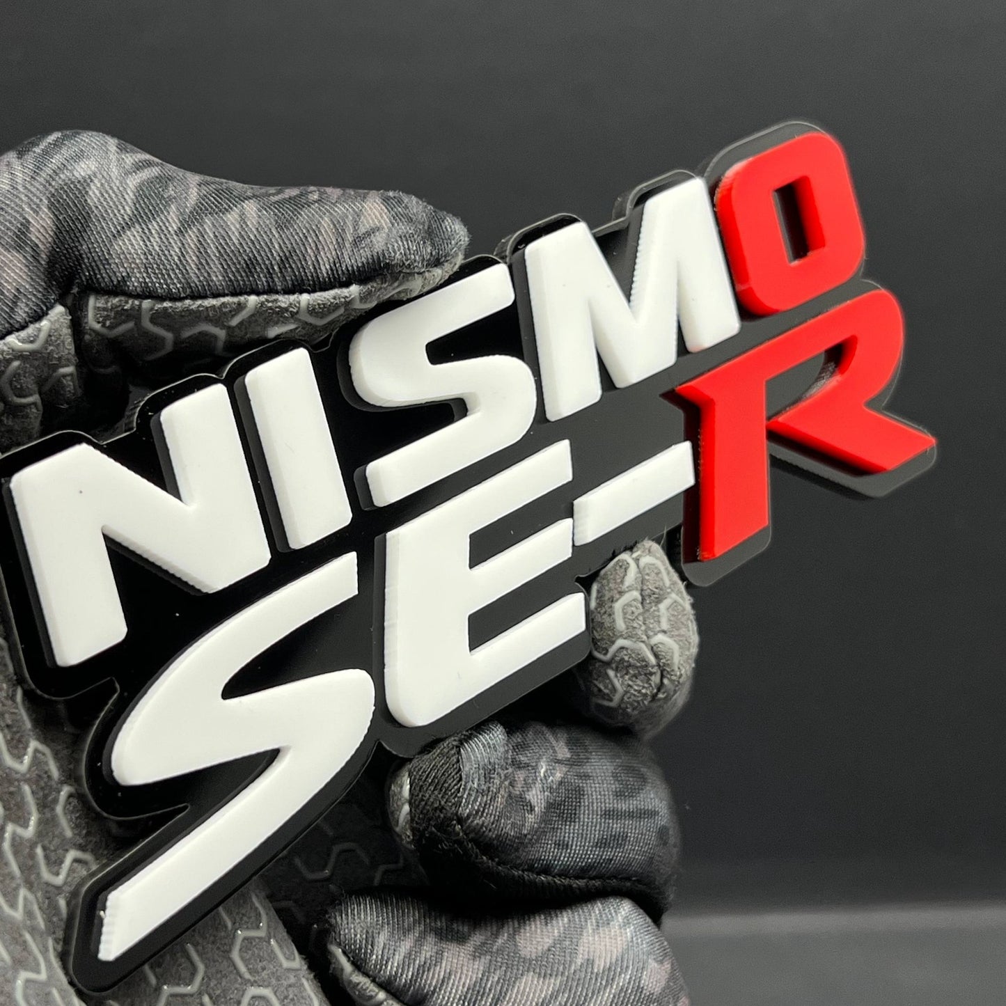 1pcs NISMO SE-R Multicolor 3D Car Emblem – Durable Acrylic Fender & Trunk Decal