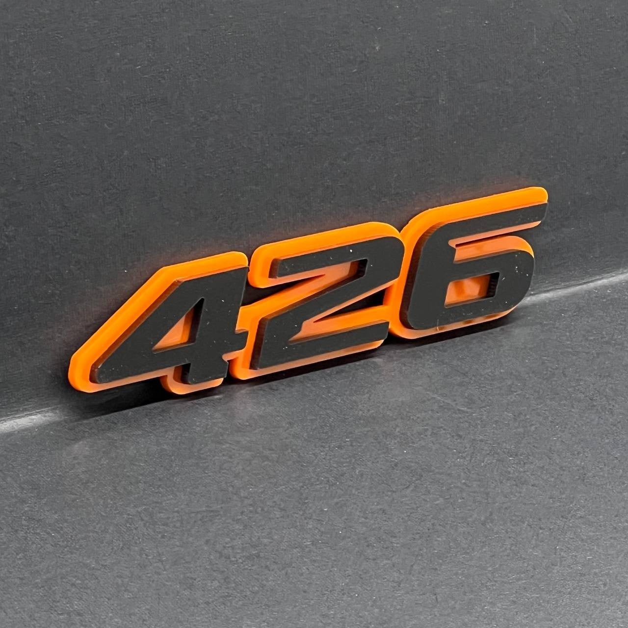 1PC 426 Logo Emblem – 3D Acrylic Multicolor Badge for Car, Truck, or SUV