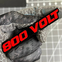 1pc 800 VOLT Multicolor 3D Acrylic Emblem – Electric Car & SUV Performance Badge