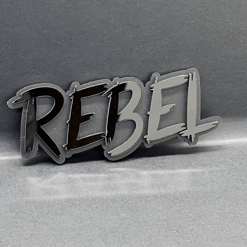 1PC REBEL 3D Emblem Custom Badge Sticker for Car SUV TRUCK