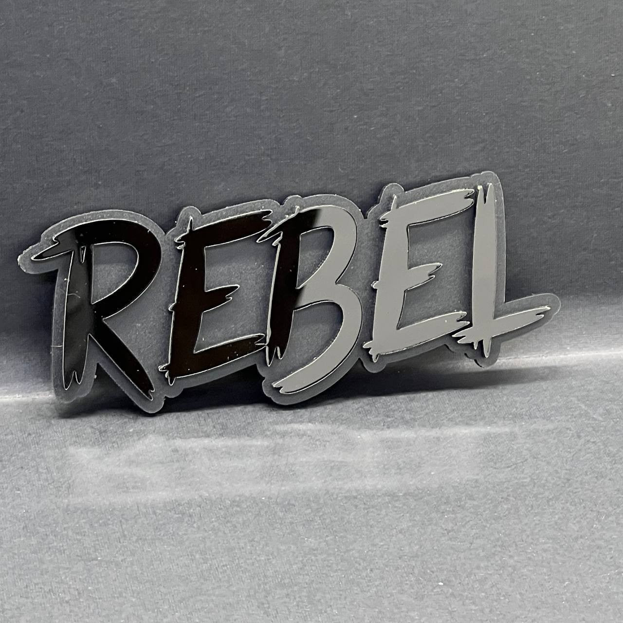 1PC REBEL 3D Emblem Custom Badge Sticker for Car SUV TRUCK