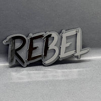 1PC REBEL 3D Emblem Custom Badge Sticker for Car SUV TRUCK