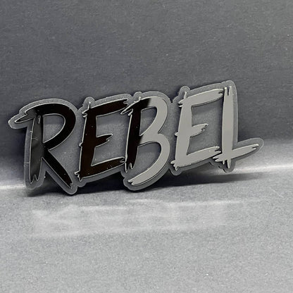 1PC REBEL 3D Emblem Custom Badge Sticker for Car SUV TRUCK