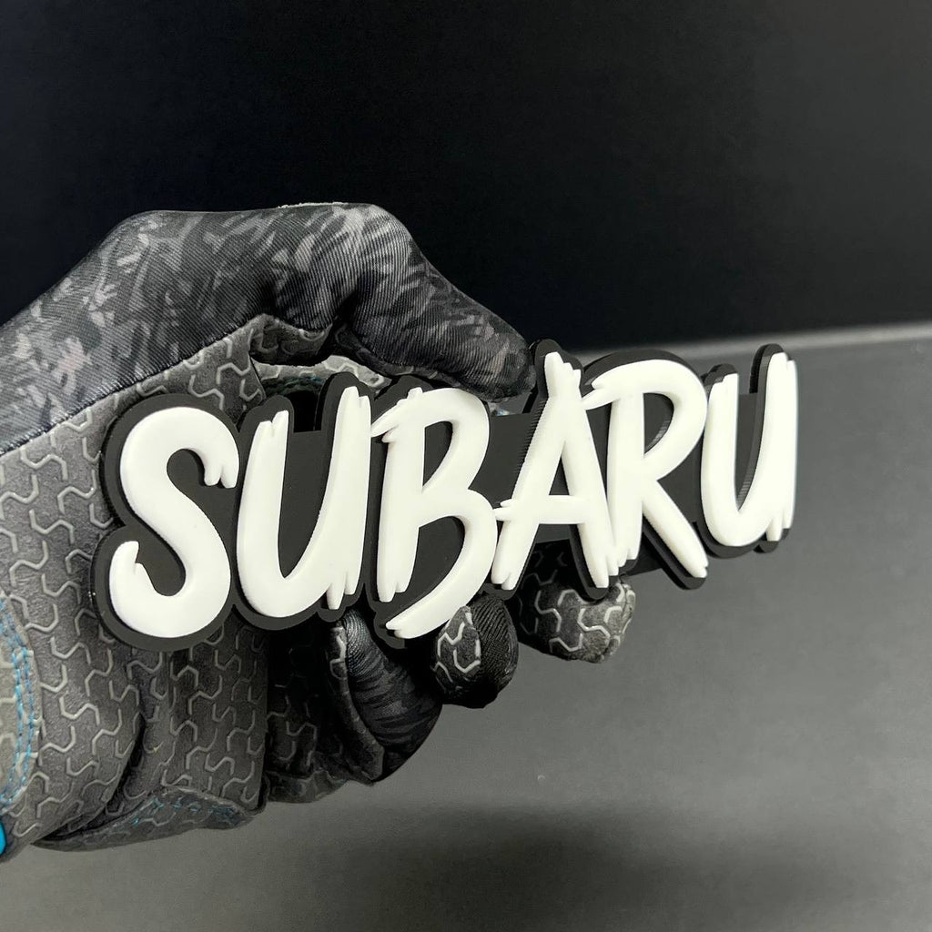2pcs SUBARU EMBLEMS FENDER EXTERIOR SUBARU BADGE 3D EMBLEMS SUBARU