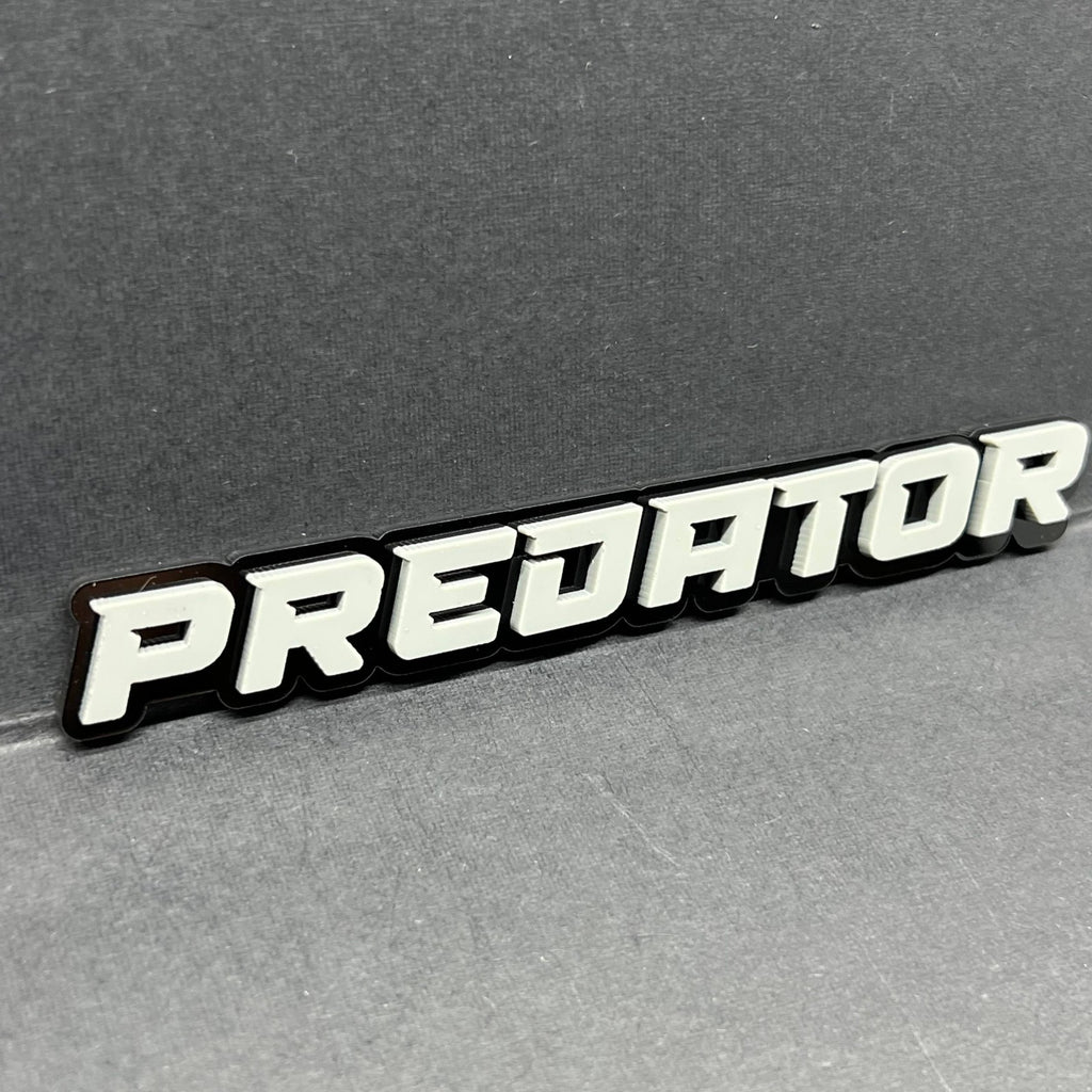 1PC Predator Emblem – Custom 3D Acrylic Multicolor Badge for Ford F-150 & Trucks