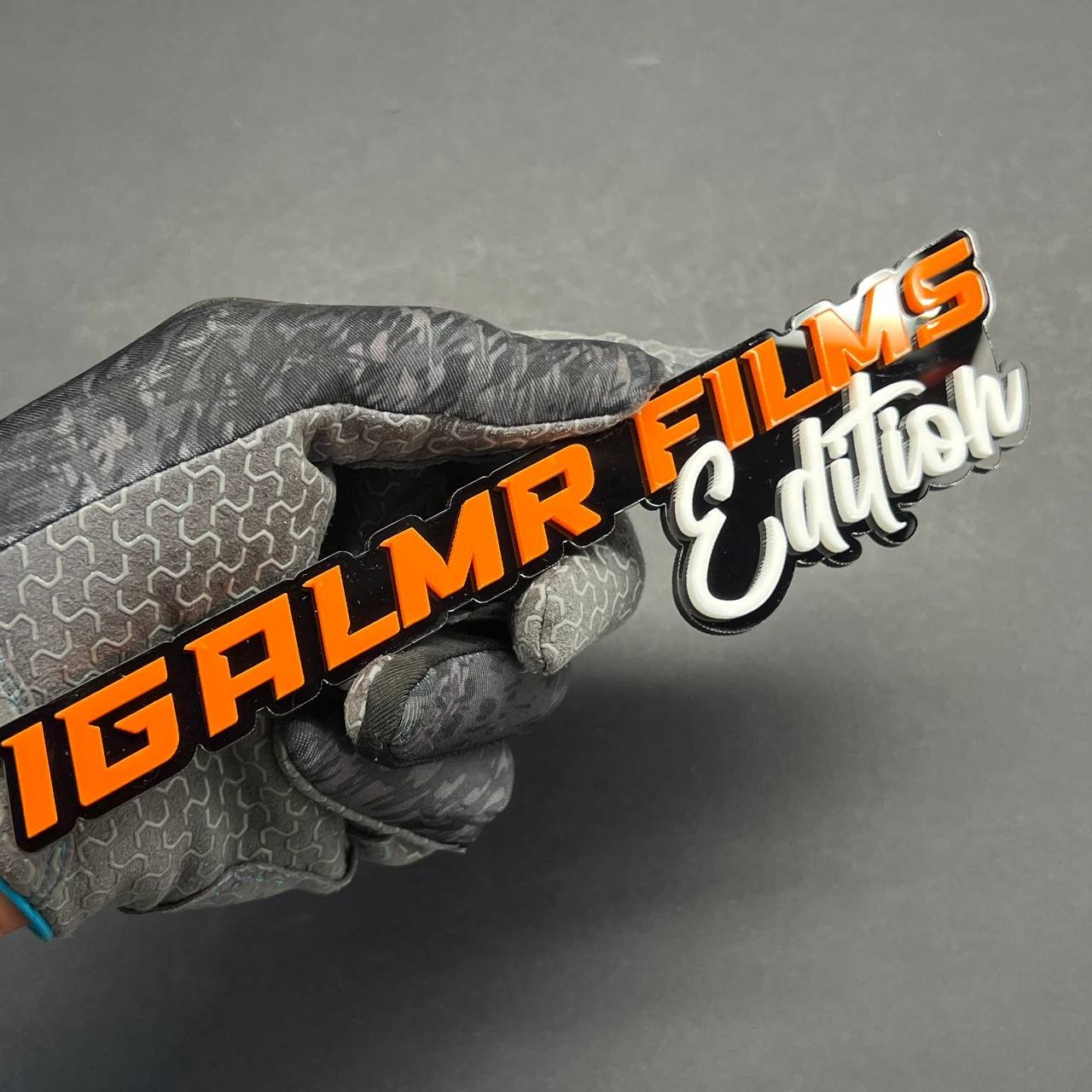 Custom Edition Emblem – 3D Multicolor Acrylic Car Badge Decal for Fender/Trunk