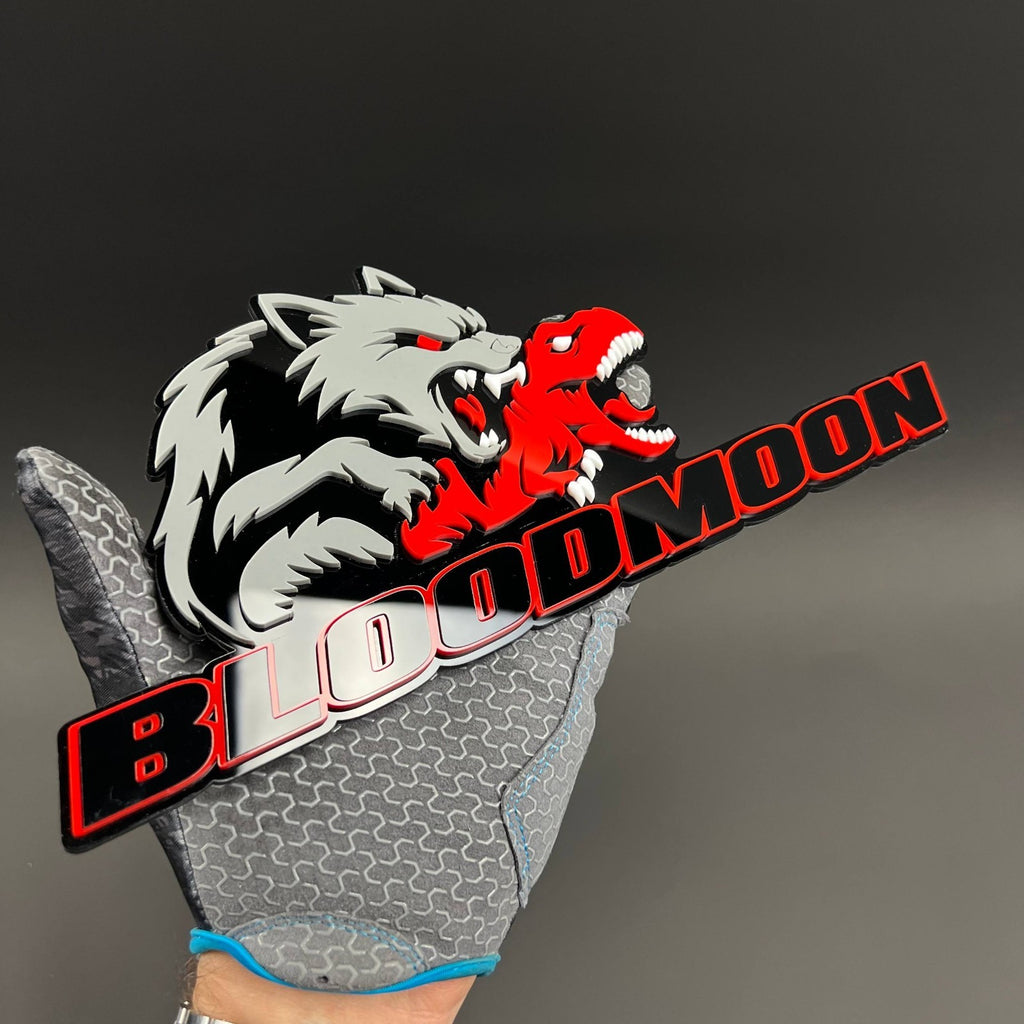 1PCS BLOODMOON 3D Emblem Badge – Acrylic Fender Tailgate Trunk Car Truck Decal