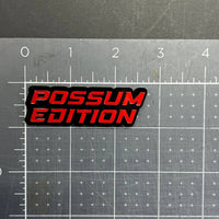 1PC POSSUM EDITION Emblem – Multicolor 3D Custom Badge for Car, SUV, Truck