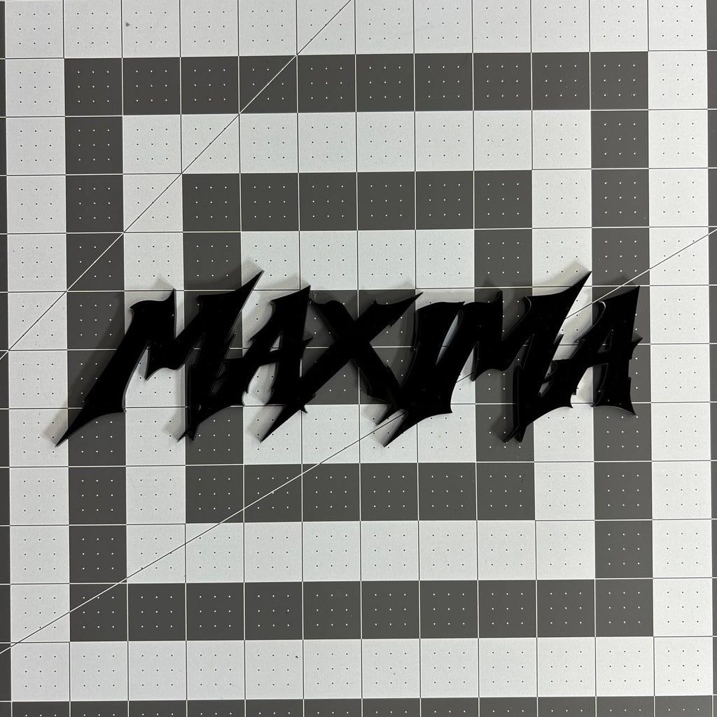 1PC MAXIMA Emblem – 3D Multicolor Acrylic Car Badge Decal Fits Nissan Maxima