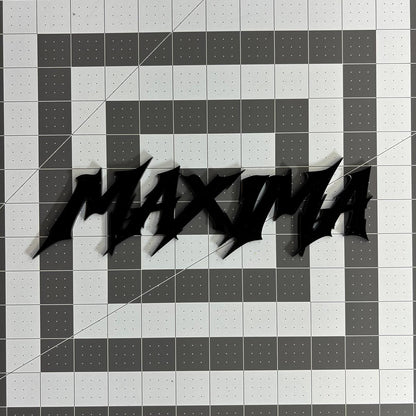 1PC MAXIMA Emblem – 3D Multicolor Acrylic Car Badge Decal Fits Nissan Maxima