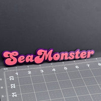 1PC SeaMonster Emblem – 3D Acrylic Tailgate Badge Decal for Car, Truck, SUV