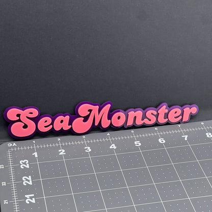 1PC SeaMonster Emblem – 3D Acrylic Tailgate Badge Decal for Car, Truck, SUV