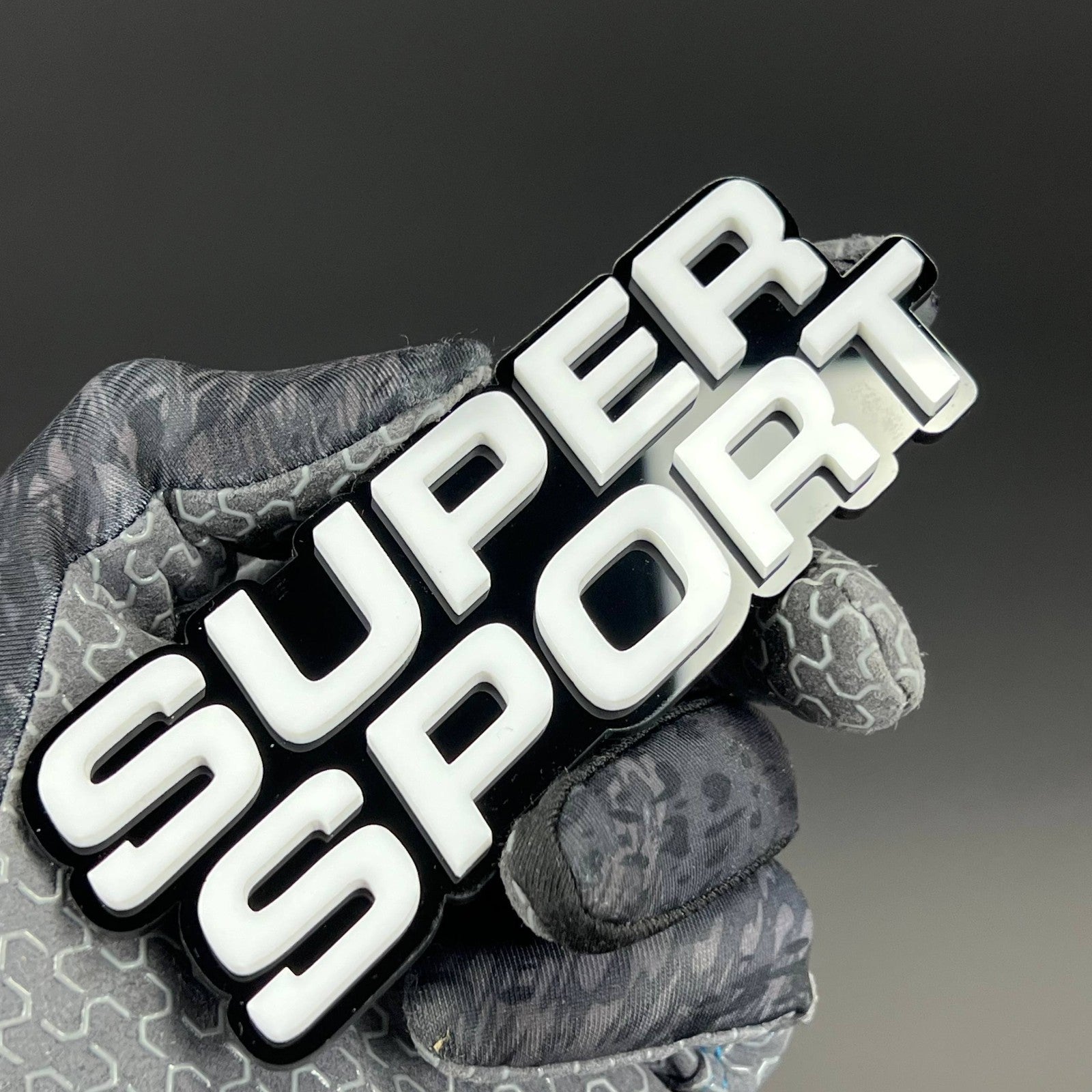 1PC SUPER SPORT 3D Badge – Acrylic Fender Tailgate Car Truck Sticker Decal