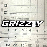 1PCS GRIZZLY Emblem – Custom 3D Multicolor Acrylic Car, Truck & SUV Badge