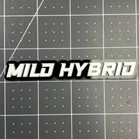 1PC MILD HYBRID Emblem Badge – 3D Acrylic Sticker Decal Car Truck SUV