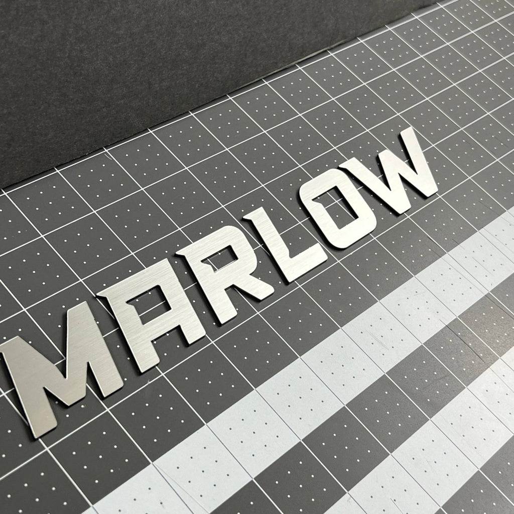 1PC MARLOW Emblem – 3D Multicolor Acrylic Car Badge Decal Sticker