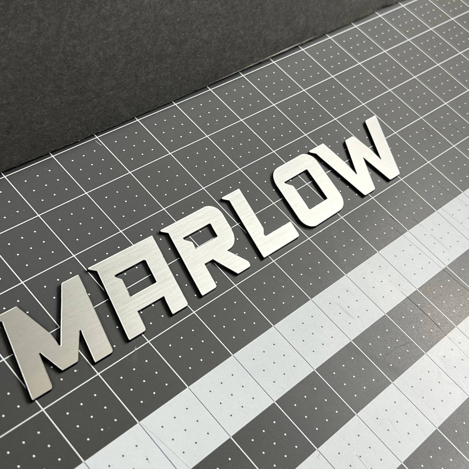1PC MARLOW Emblem – 3D Multicolor Acrylic Car Badge Decal Sticker