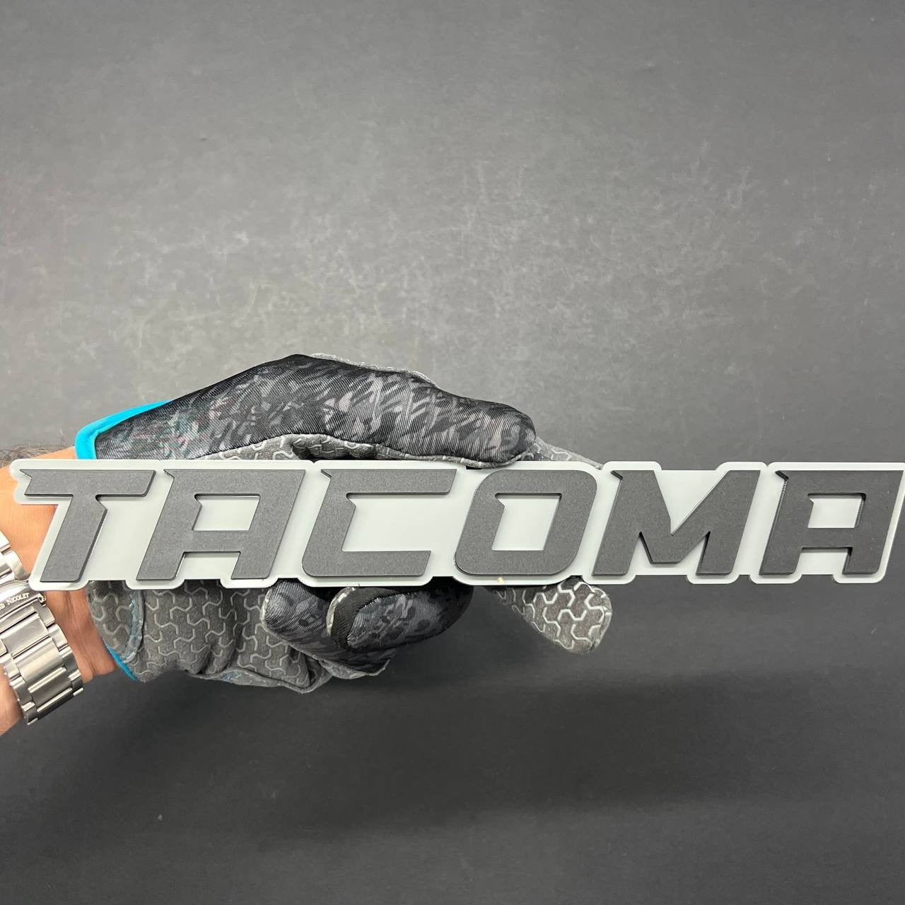1PC Tacoma Emblem – 3D Custom Acrylic Car Tailgate Fender Badge Decal