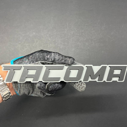 1PC Tacoma Emblem – 3D Custom Acrylic Car Tailgate Fender Badge Decal