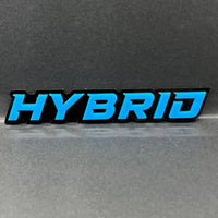 1PC HYBRID Emblem – 3D Multicolor Acrylic Car & Truck Fender Badge Decal
