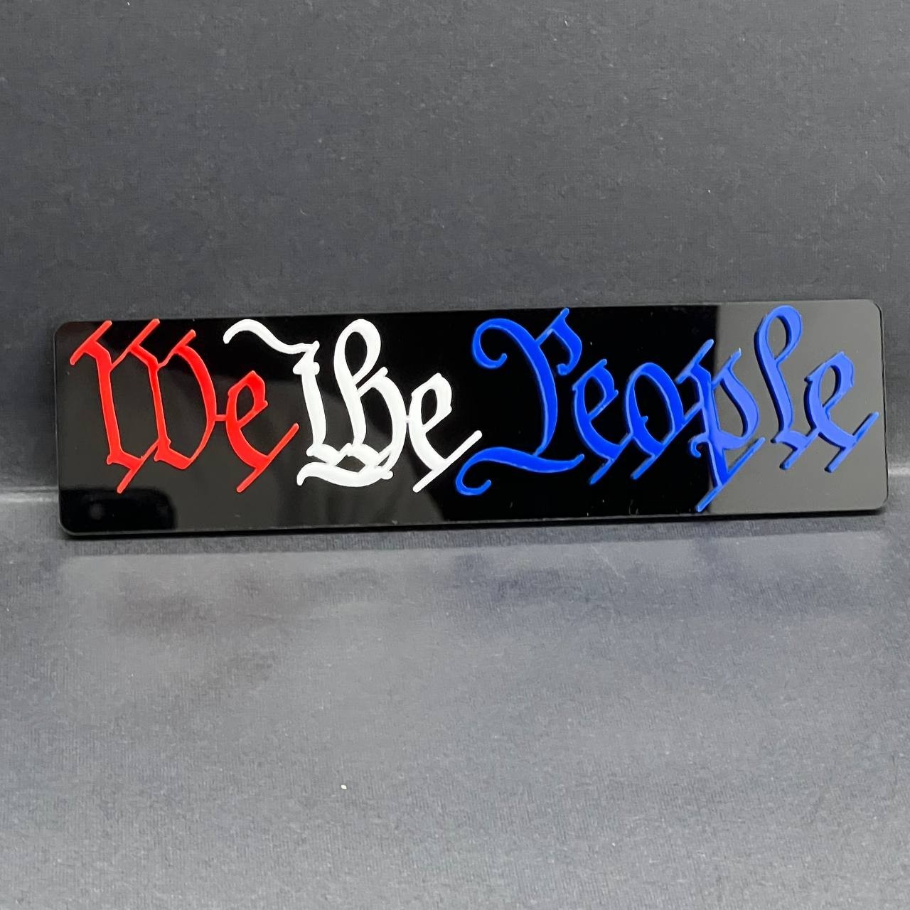1PC We The People 3D Emblem – Patriotic Badge Logo for Car, Truck, or SUV